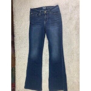 Levi Modern Bootcut Size 4 Womens Jeans Stretch Mid Rise Dark Wash